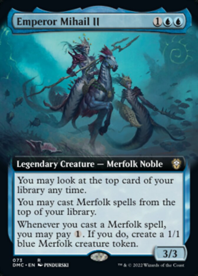 Emperor Mihail II (Extended Art) [Dominaria United Commander] MTG Single Magic: The Gathering | Red Claw Gaming