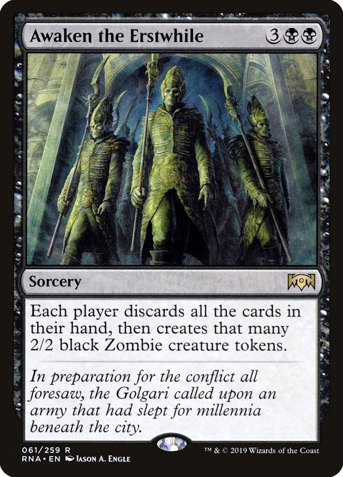Awaken the Erstwhile [Ravnica Allegiance] MTG Single Magic: The Gathering | Red Claw Gaming
