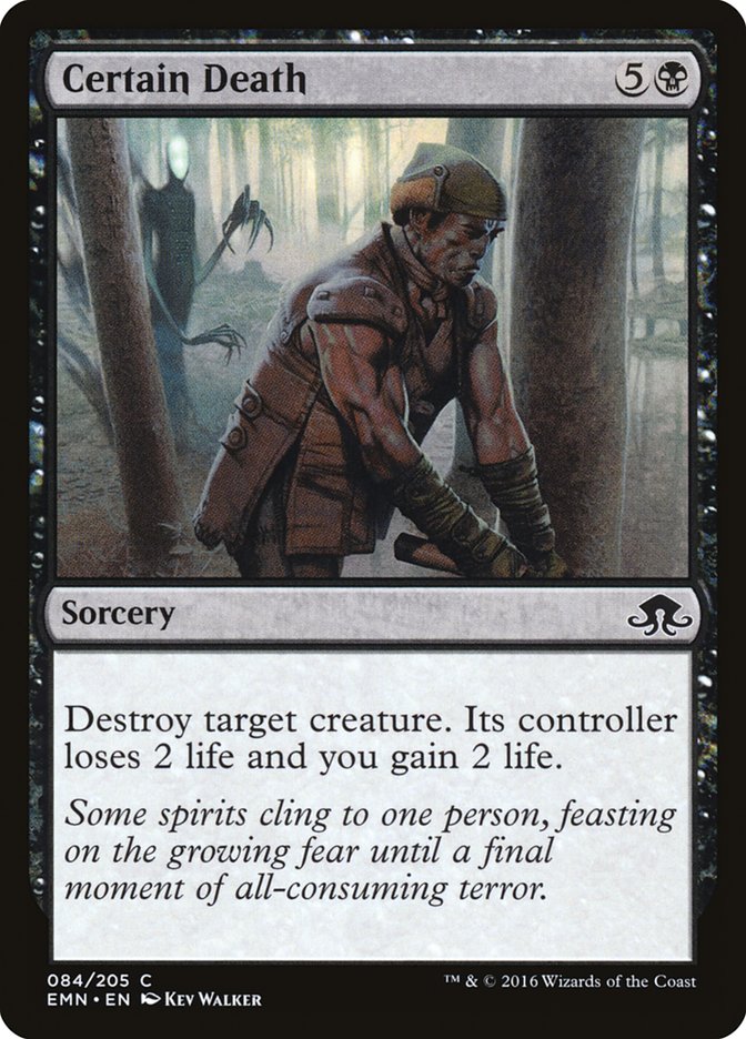 Certain Death [Eldritch Moon] MTG Single Magic: The Gathering | Red Claw Gaming