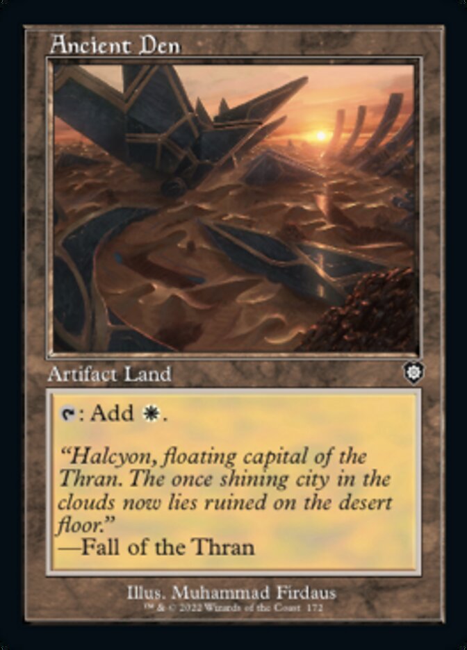 Ancient Den (Retro) [The Brothers' War Commander] MTG Single Magic: The Gathering | Red Claw Gaming