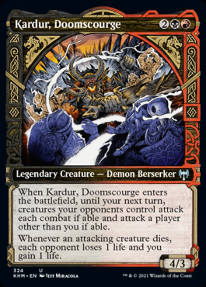 Kardur, Doomscourge (Showcase) [Kaldheim] MTG Single Magic: The Gathering | Red Claw Gaming