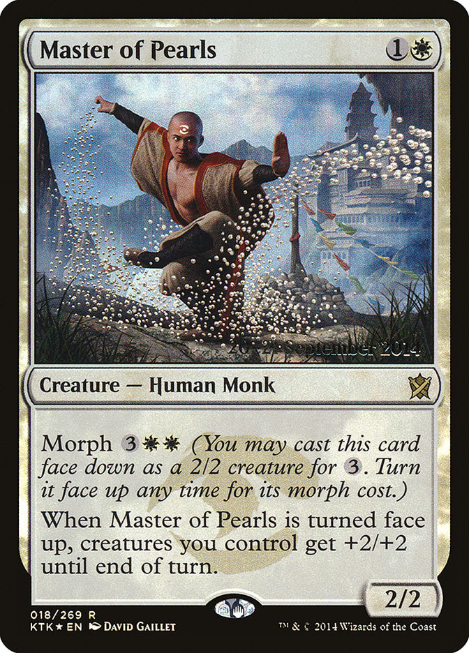 Master of Pearls [Khans of Tarkir Prerelease Promos] MTG Single Magic: The Gathering | Red Claw Gaming
