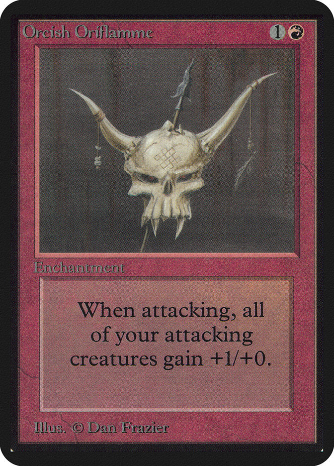 Orcish Oriflamme [Alpha Edition] MTG Single Magic: The Gathering | Red Claw Gaming