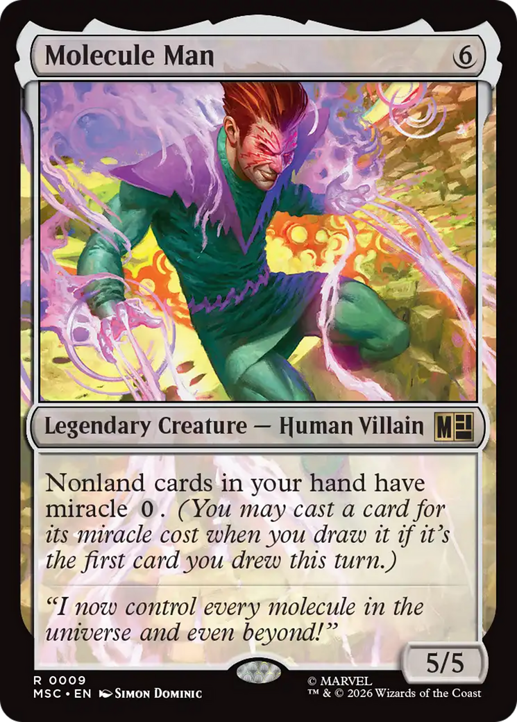 Molecule Man (Surge Foil) [Marvel Super Heroes Commander] | Red Claw Gaming