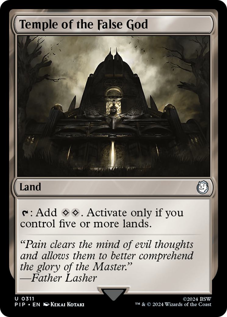 Temple of the False God [Fallout] MTG Single Magic: The Gathering | Red Claw Gaming