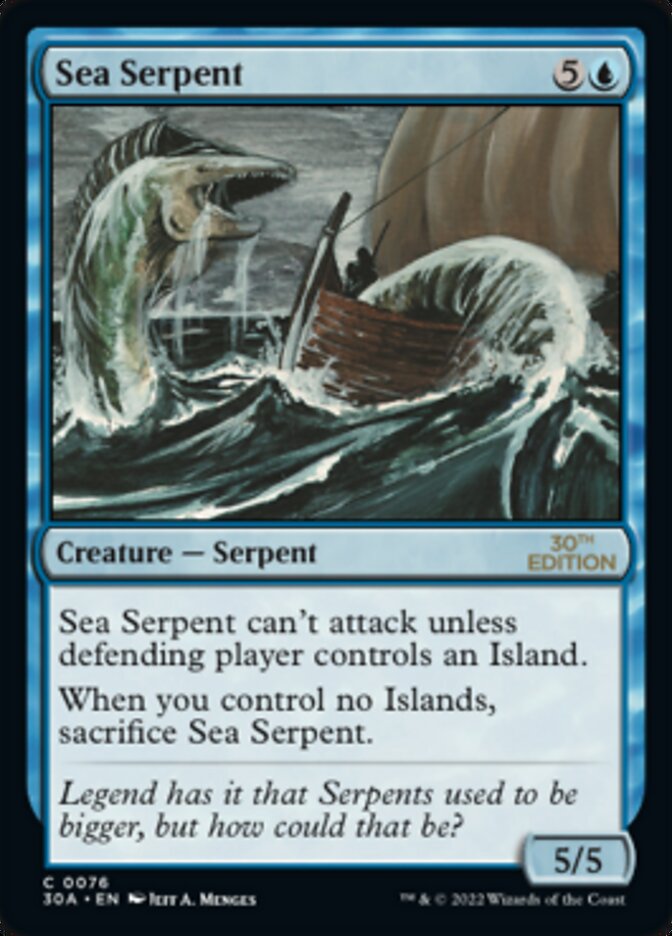 Sea Serpent [30th Anniversary Edition] MTG Single Magic: The Gathering | Red Claw Gaming