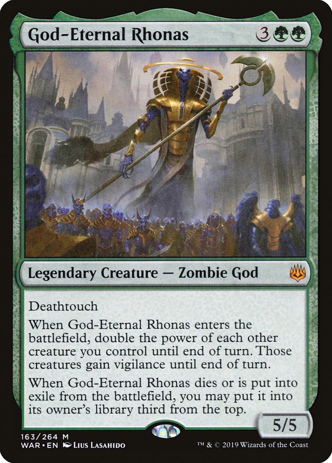 God-Eternal Rhonas [War of the Spark] MTG Single Magic: The Gathering | Red Claw Gaming
