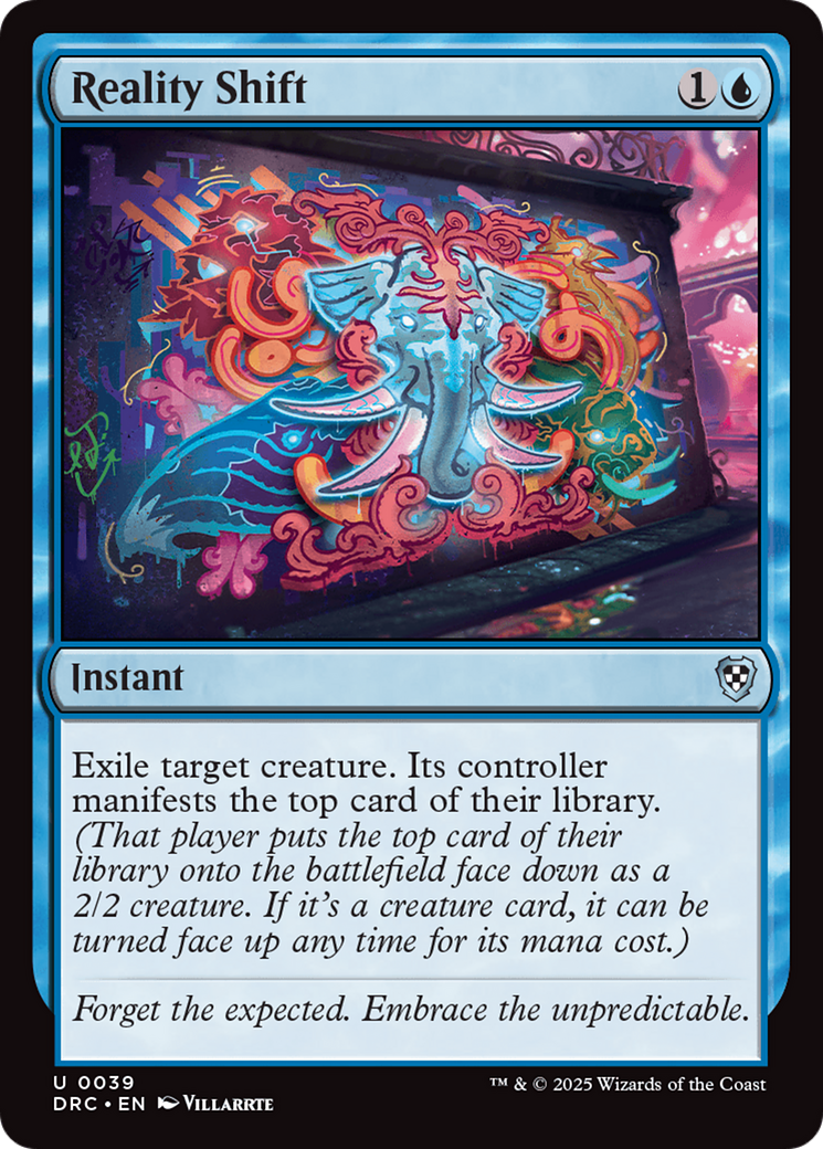 Reality Shift [Aetherdrift Commander] MTG Single Magic: The Gathering | Red Claw Gaming