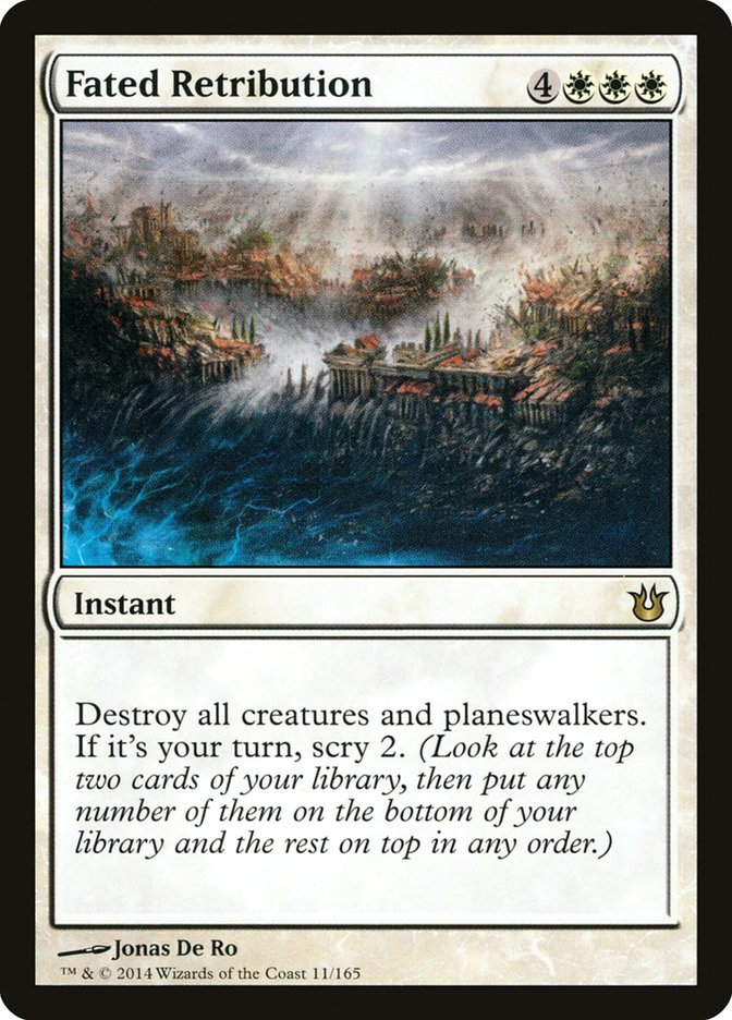 Fated Retribution [Born of the Gods] MTG Single Magic: The Gathering | Red Claw Gaming