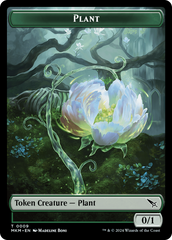 Detective // Plant Double-Sided Token [Murders at Karlov Manor Tokens] MTG Single Magic: The Gathering | Red Claw Gaming