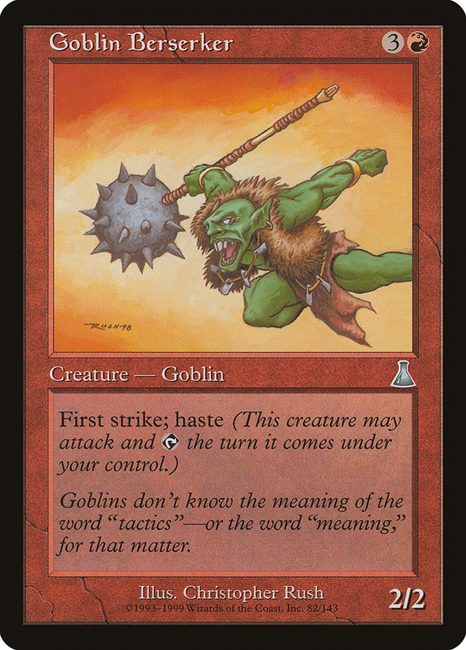 Goblin Berserker [Urza's Destiny] MTG Single Magic: The Gathering | Red Claw Gaming