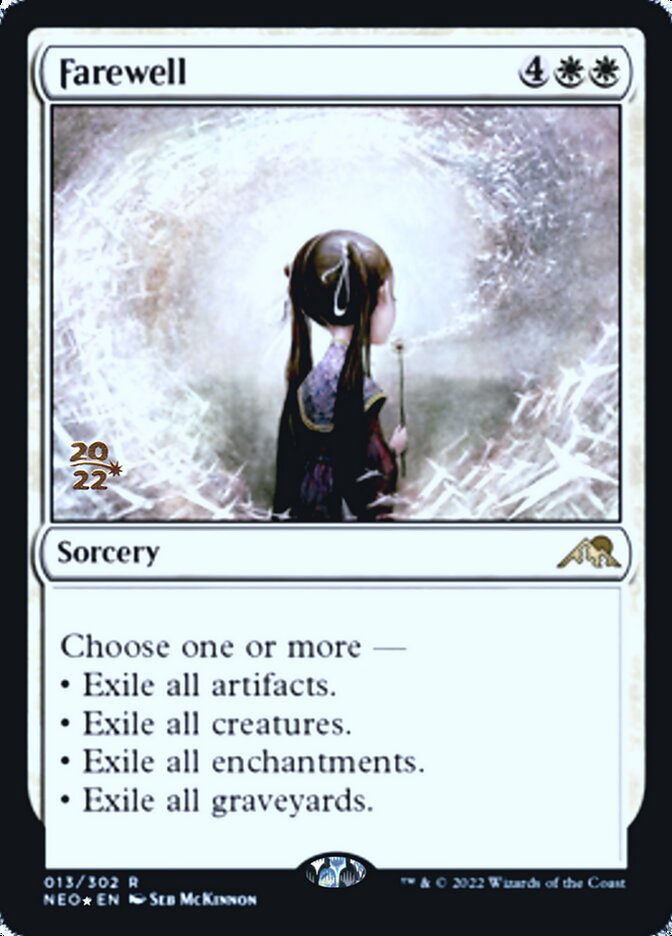 Farewell [Kamigawa: Neon Dynasty Prerelease Promos] MTG Single Magic: The Gathering | Red Claw Gaming