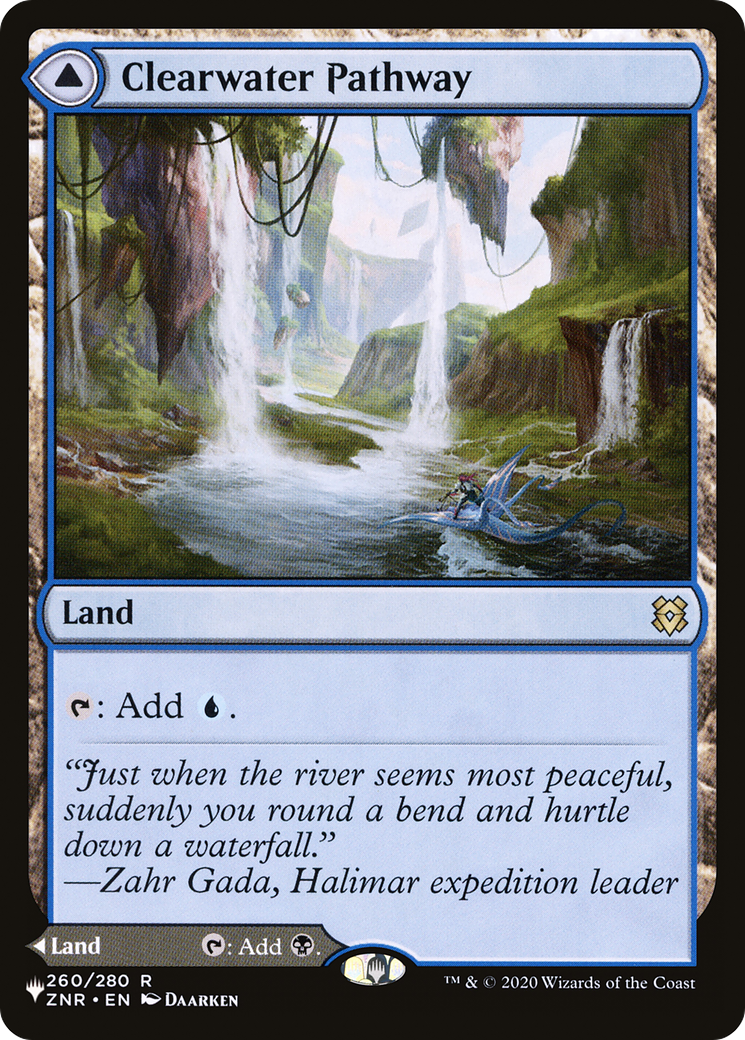 Clearwater Pathway // Murkwater Pathway [Secret Lair: From Cute to Brute] MTG Single Magic: The Gathering | Red Claw Gaming