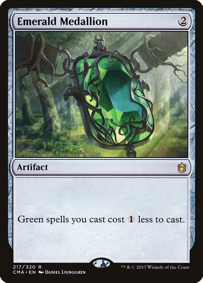 Emerald Medallion [Commander Anthology] MTG Single Magic: The Gathering | Red Claw Gaming