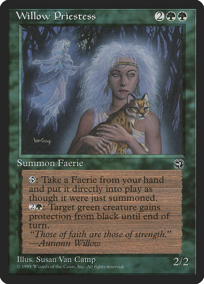 Willow Priestess [Homelands] MTG Single Magic: The Gathering | Red Claw Gaming
