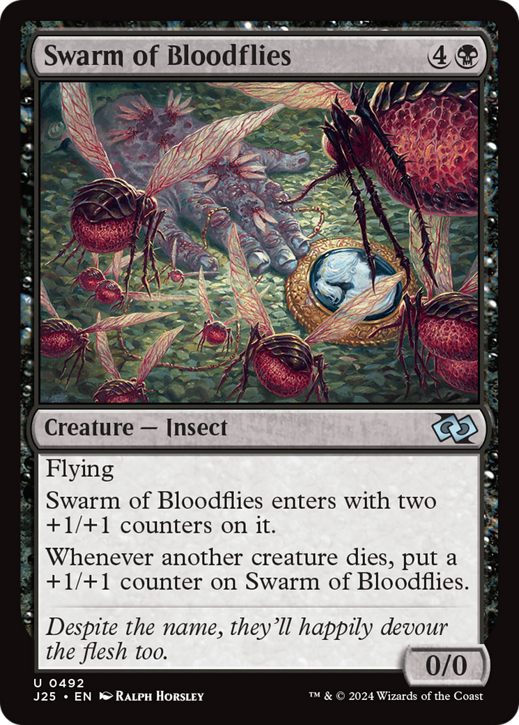 Swarm of Bloodflies [Foundations Jumpstart] MTG Single Magic: The Gathering | Red Claw Gaming