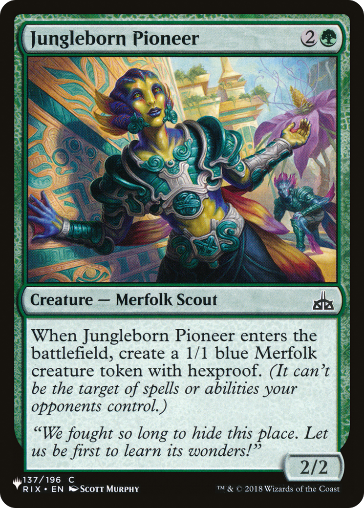 Jungleborn Pioneer [The List] MTG Single Magic: The Gathering | Red Claw Gaming
