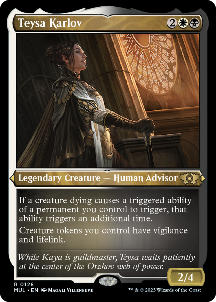 Teysa Karlov (Foil Etched) [Multiverse Legends] MTG Single Magic: The Gathering | Red Claw Gaming