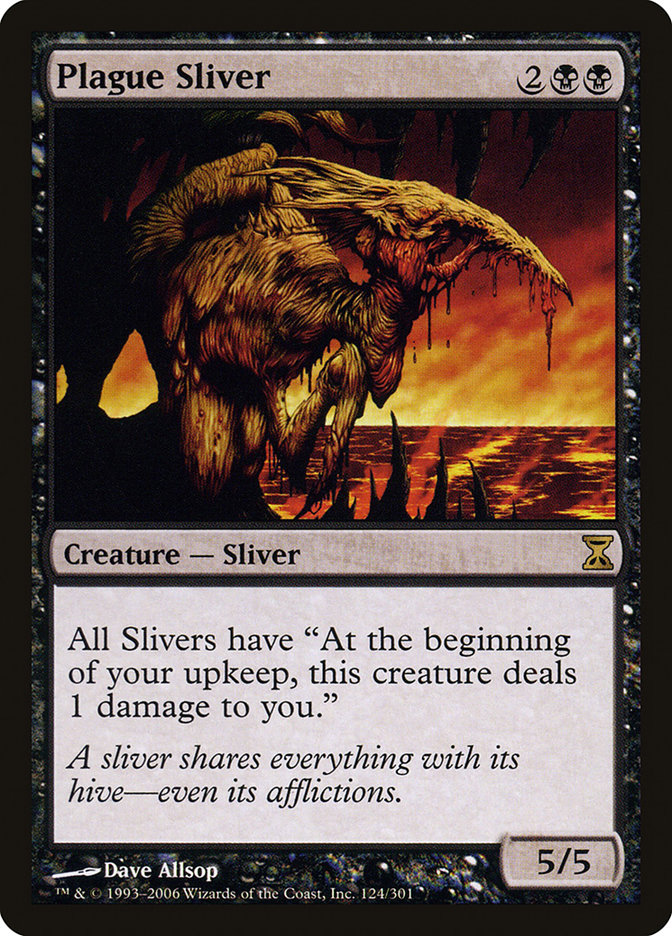 Plague Sliver [Time Spiral] MTG Single Magic: The Gathering | Red Claw Gaming