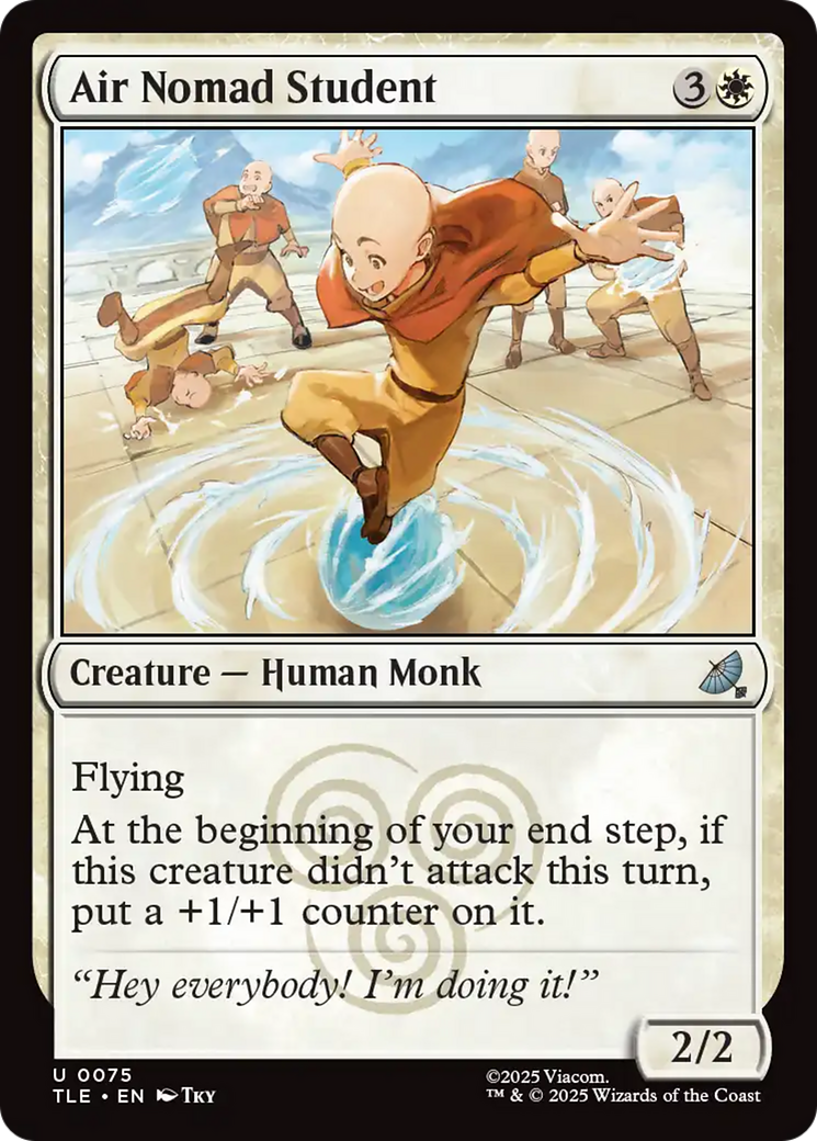 Air Nomad Student [Avatar: The Last Airbender: Eternal-Legal] MTG Single Magic: The Gathering | Red Claw Gaming