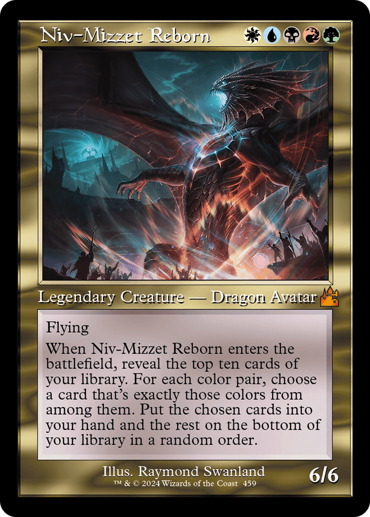Niv-Mizzet Reborn (Retro Frame) [Ravnica Remastered] MTG Single Magic: The Gathering | Red Claw Gaming