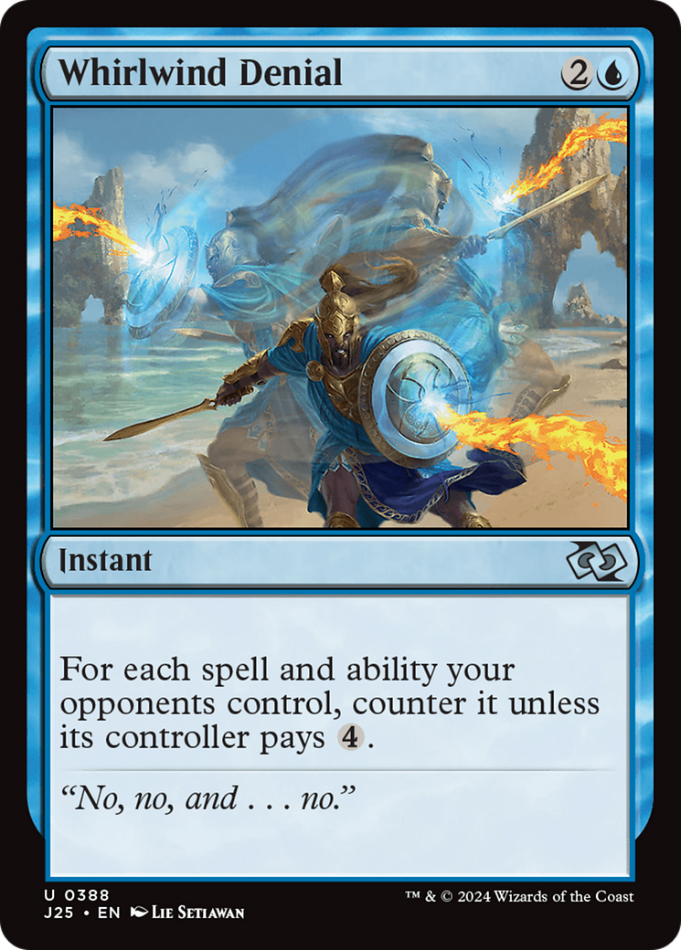 Whirlwind Denial [Foundations Jumpstart] MTG Single Magic: The Gathering | Red Claw Gaming