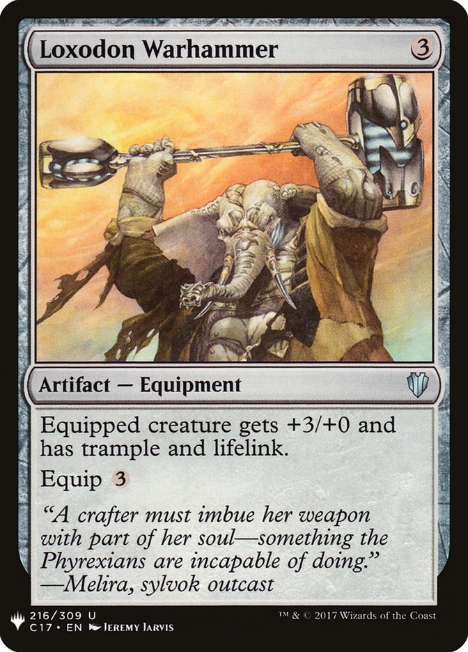 Loxodon Warhammer [Mystery Booster] MTG Single Magic: The Gathering | Red Claw Gaming