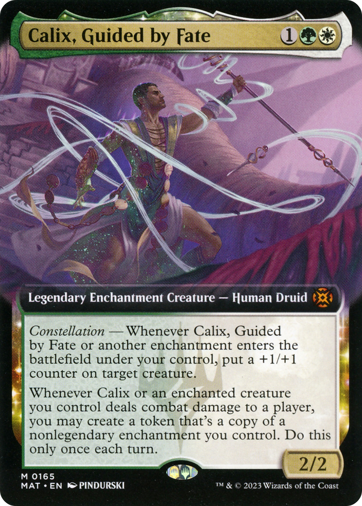 Calix, Guided by Fate (Extended Art) [March of the Machine: The Aftermath] MTG Single Magic: The Gathering | Red Claw Gaming