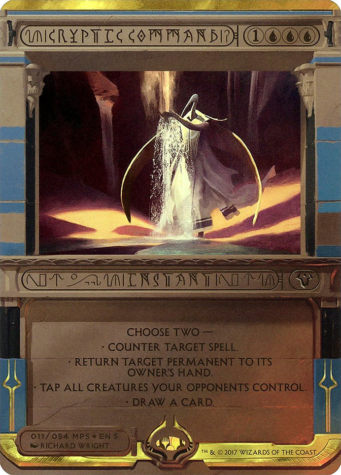 Cryptic Command (Invocation) [Amonkhet Invocations] MTG Single Magic: The Gathering | Red Claw Gaming