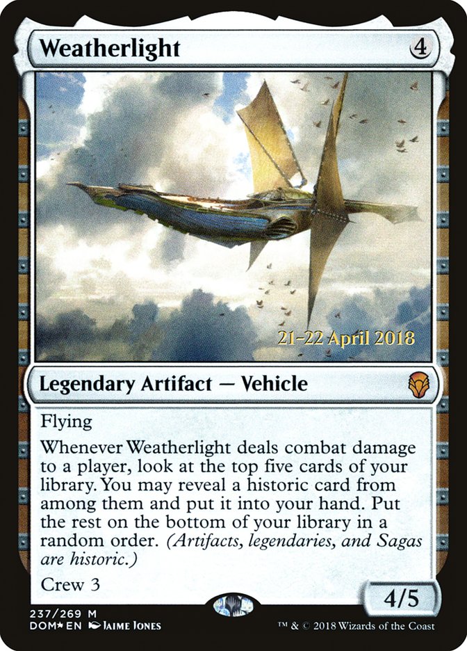 Weatherlight [Dominaria Prerelease Promos] MTG Single Magic: The Gathering | Red Claw Gaming