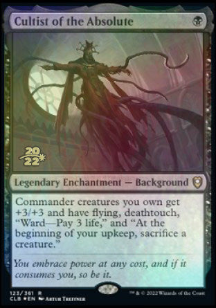 Cultist of the Absolute [Commander Legends: Battle for Baldur's Gate Prerelease Promos] MTG Single Magic: The Gathering | Red Claw Gaming