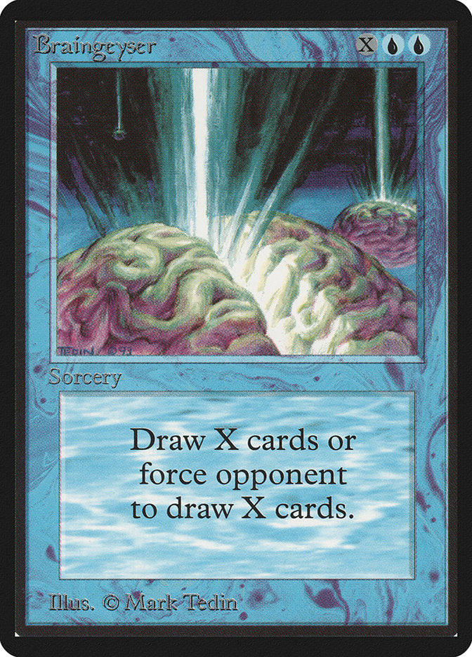 Braingeyser [Beta Edition] MTG Single Magic: The Gathering | Red Claw Gaming