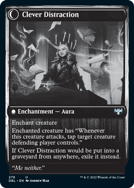Distracting Geist // Clever Distraction [Innistrad: Double Feature] MTG Single Magic: The Gathering | Red Claw Gaming