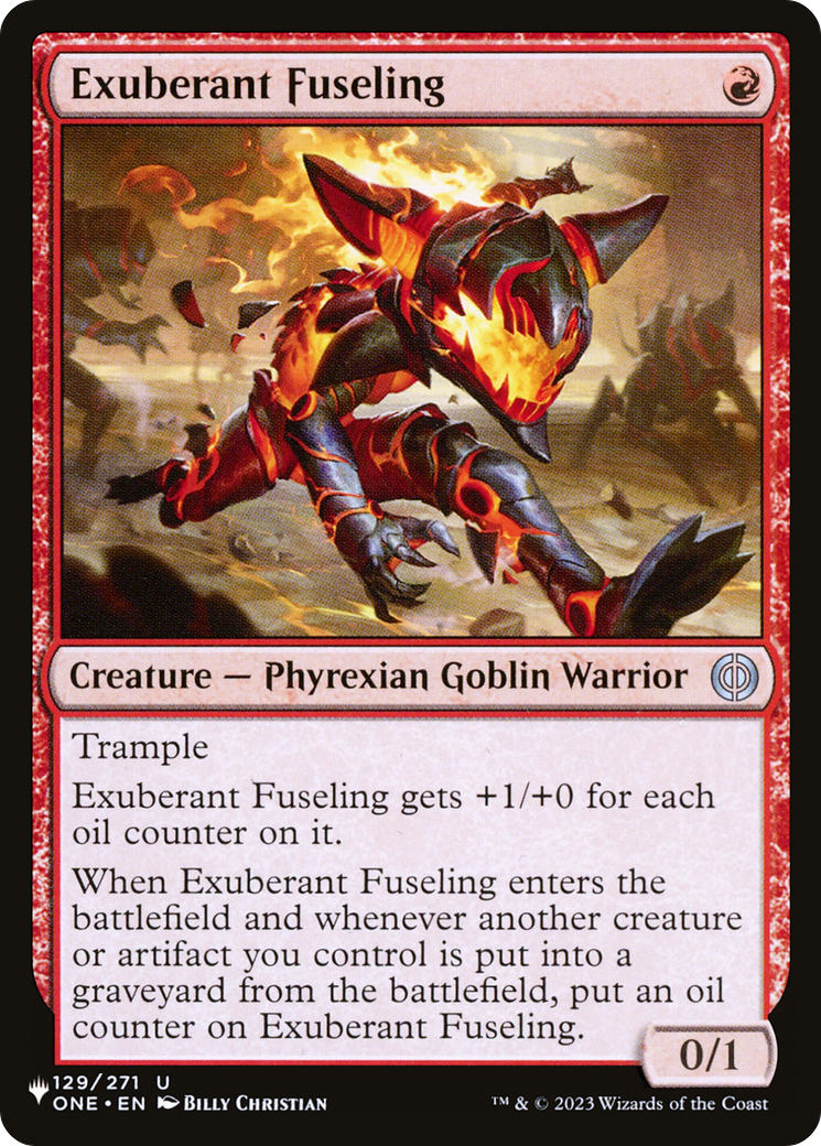 Exuberant Fuseling [The List] MTG Single Magic: The Gathering | Red Claw Gaming