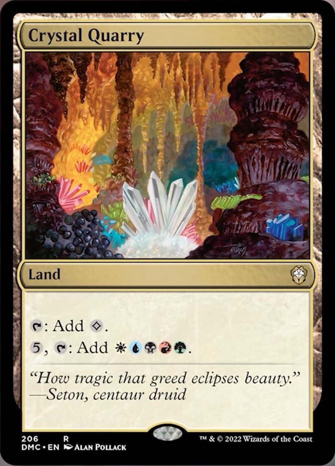 Crystal Quarry [Dominaria United Commander] MTG Single Magic: The Gathering | Red Claw Gaming