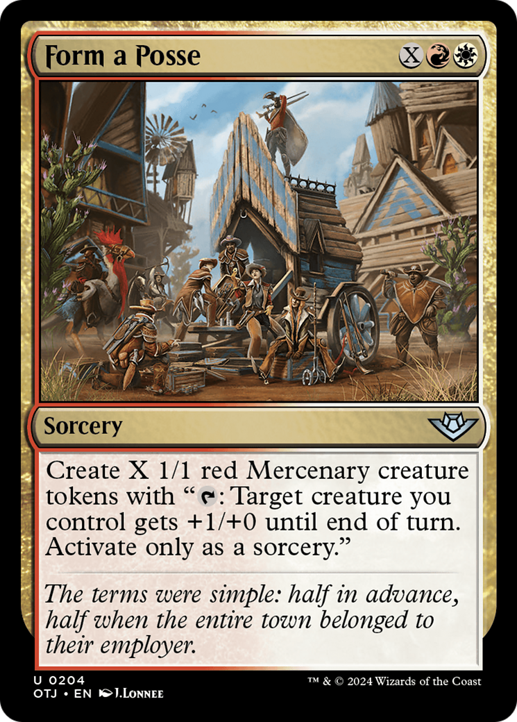 Form a Posse [Outlaws of Thunder Junction] MTG Single Magic: The Gathering    | Red Claw Gaming