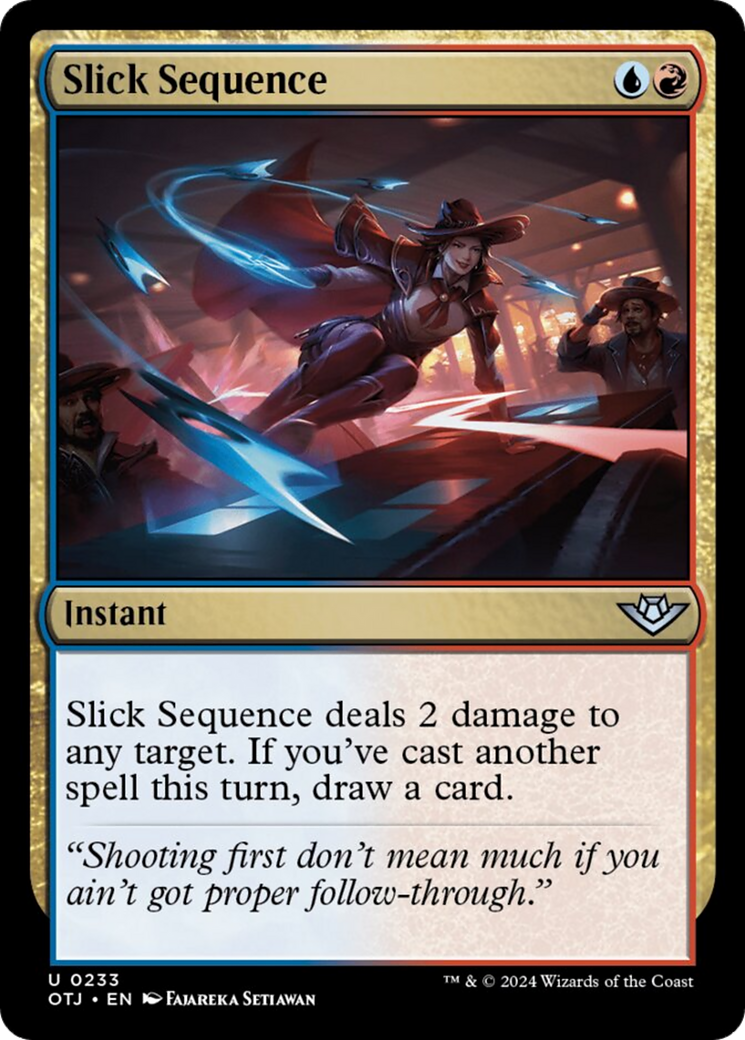 Slick Sequence [Outlaws of Thunder Junction] MTG Single Magic: The Gathering | Red Claw Gaming