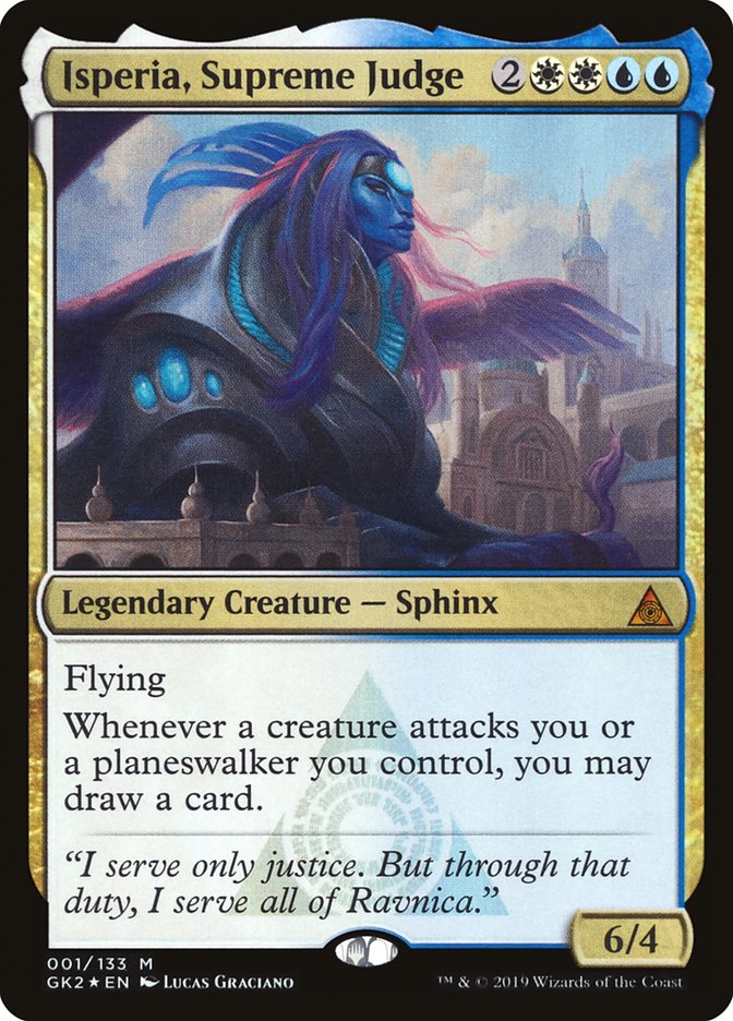 Isperia, Supreme Judge [Ravnica Allegiance Guild Kit] MTG Single Magic: The Gathering | Red Claw Gaming
