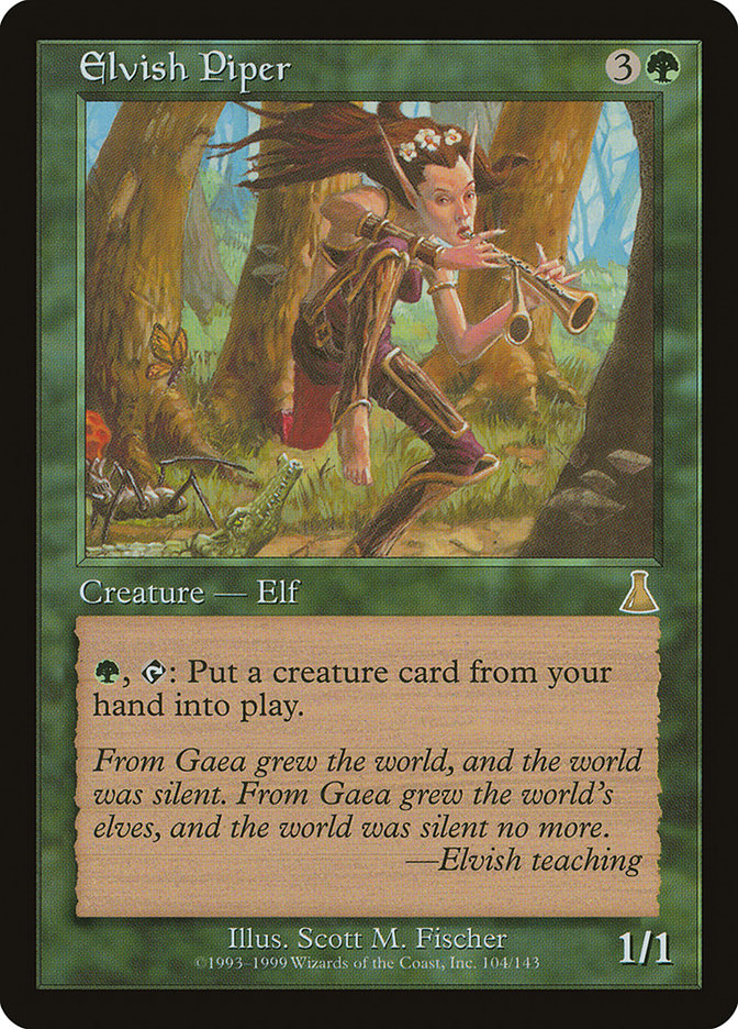 Elvish Piper [Urza's Destiny] MTG Single Magic: The Gathering | Red Claw Gaming