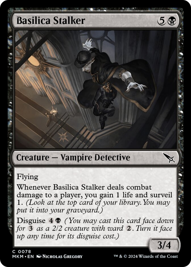 Basilica Stalker [Murders at Karlov Manor] MTG Single Magic: The Gathering    | Red Claw Gaming