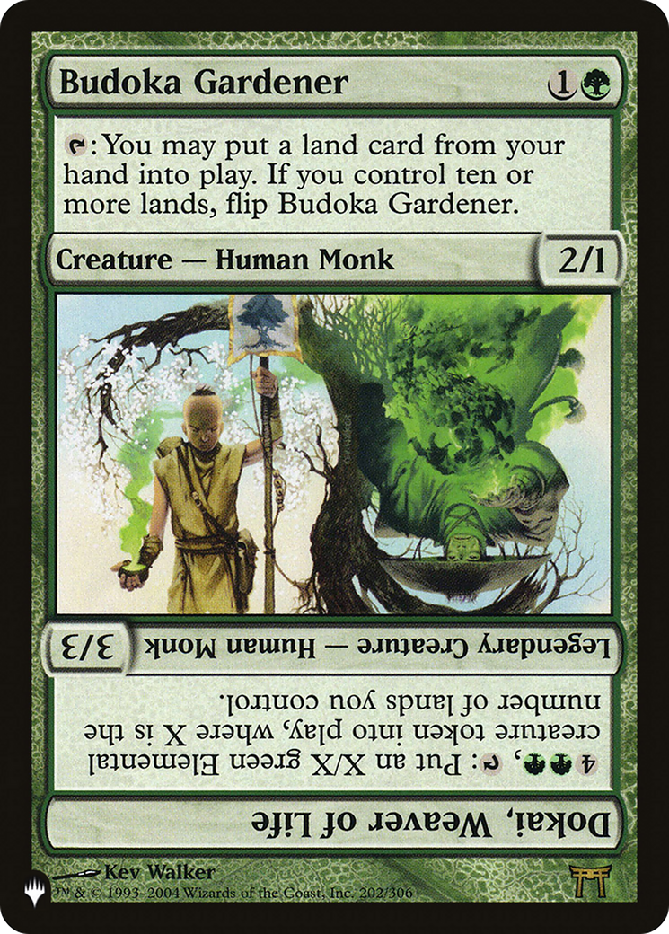 Budoka Gardener // Dokai, Weaver of Life [The List] MTG Single Magic: The Gathering | Red Claw Gaming