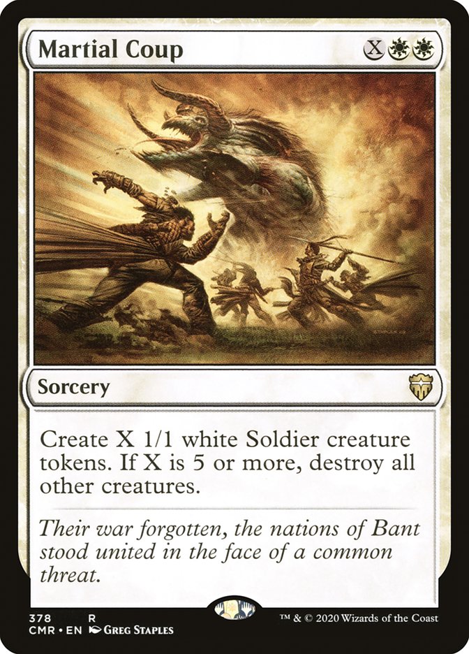 Martial Coup [Commander Legends] MTG Single Magic: The Gathering | Red Claw Gaming