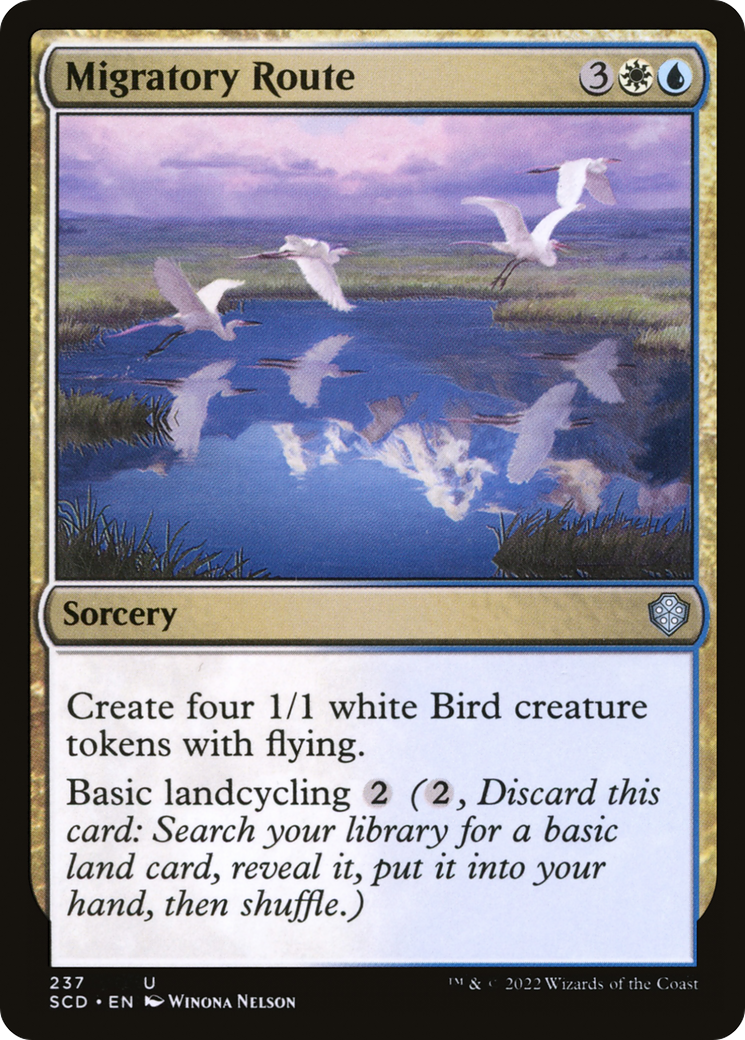Migratory Route [Starter Commander Decks] MTG Single Magic: The Gathering | Red Claw Gaming