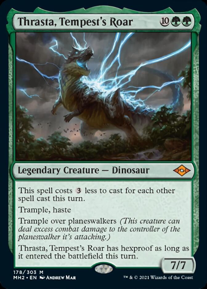 Thrasta, Tempest's Roar [Modern Horizons 2] MTG Single Magic: The Gathering | Red Claw Gaming