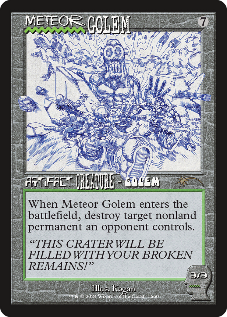 Meteor Golem (1660) [Secret Lair Drop Series] MTG Single Magic: The Gathering | Red Claw Gaming