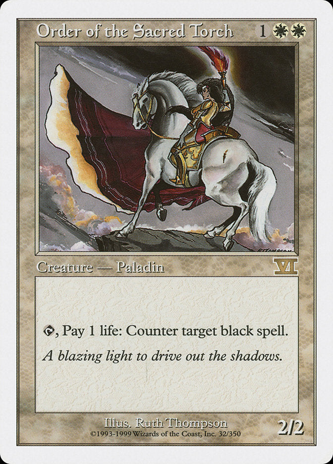 Order of the Sacred Torch [Classic Sixth Edition] MTG Single Magic: The Gathering | Red Claw Gaming