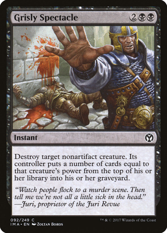 Grisly Spectacle [Iconic Masters] MTG Single Magic: The Gathering | Red Claw Gaming