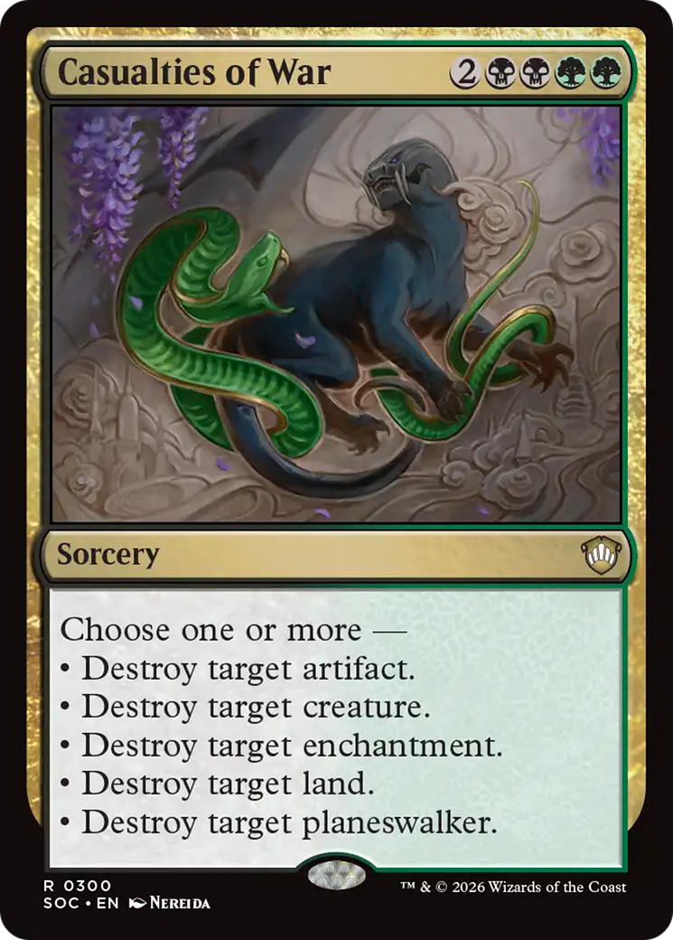Casualties of War [Secrets of Strixhaven Commander] MTG Single Magic: The Gathering | Red Claw Gaming