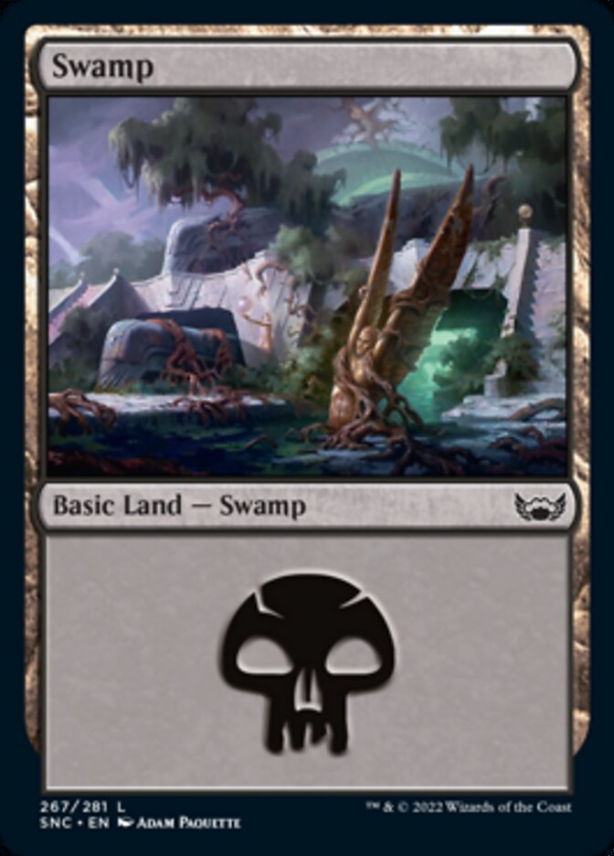Swamp (267) [Streets of New Capenna] MTG Single Magic: The Gathering | Red Claw Gaming