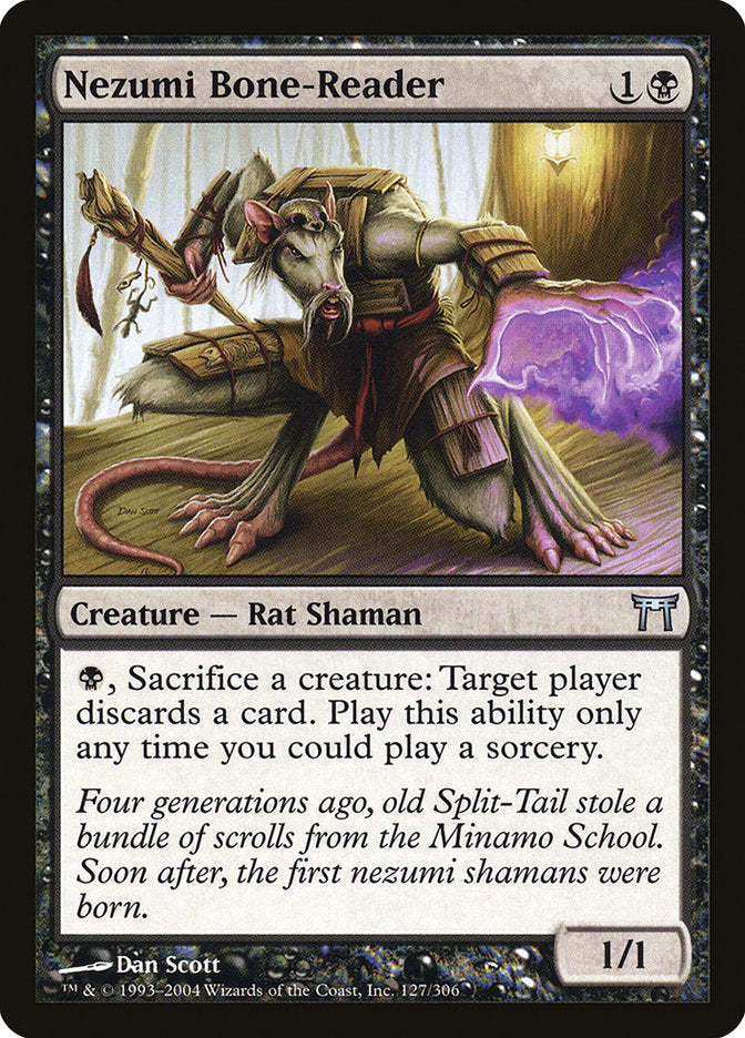 Nezumi Bone-Reader [Champions of Kamigawa] MTG Single Magic: The Gathering | Red Claw Gaming